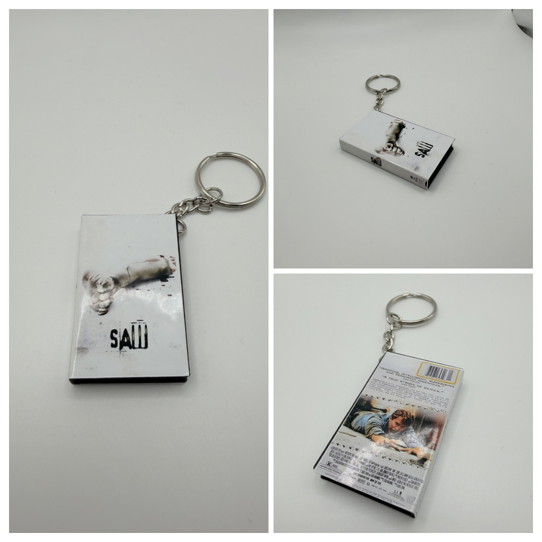 VHS Horror Keychain