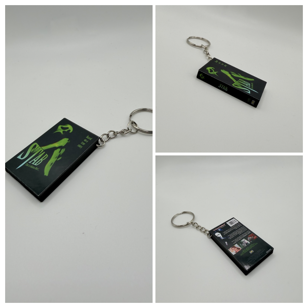VHS Horror Keychain
