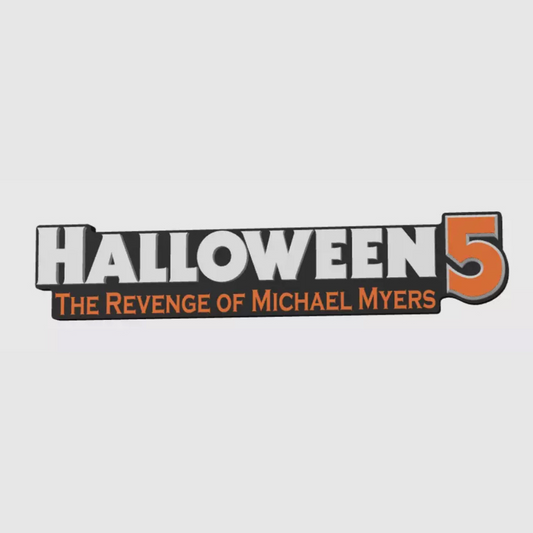 Halloween 5: The Revenge of Michael Myers  Freestanding Horror Display Plaque