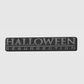 Halloween: Resurrection Freestanding Horror Display Plaque, 3D Printed (Silver)