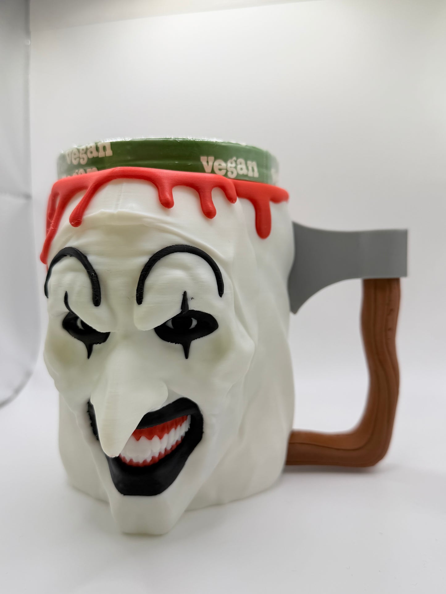 Terrifier Art The Clown Ice Cream Tub Holder With Spoon Holder!