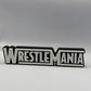 Wrestlemania Wrestling WWE  Freestanding Display Plaque, 3D Printed Logo