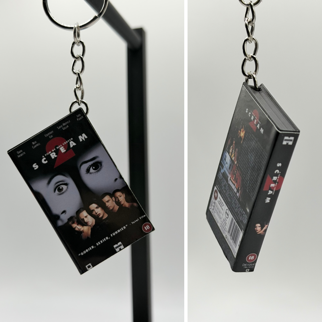VHS Horror Keychain