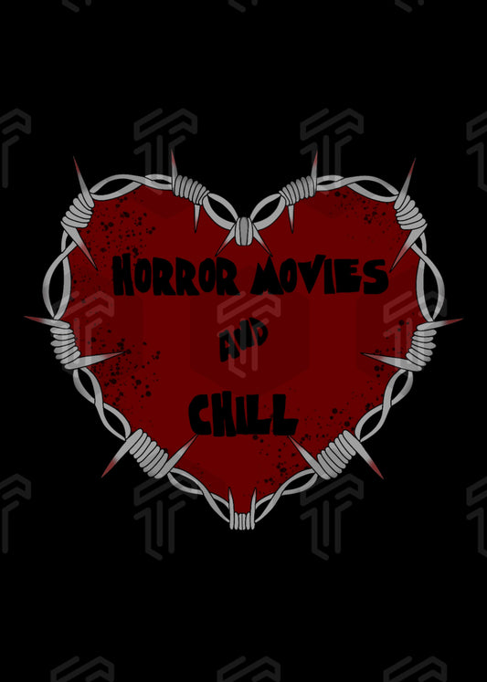 Horror Movies & Chill Print