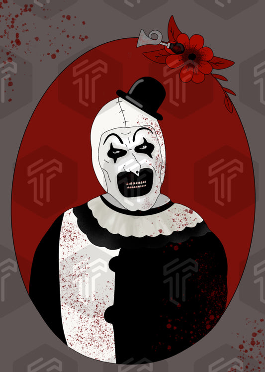 Terrifier Art The Clown Print
