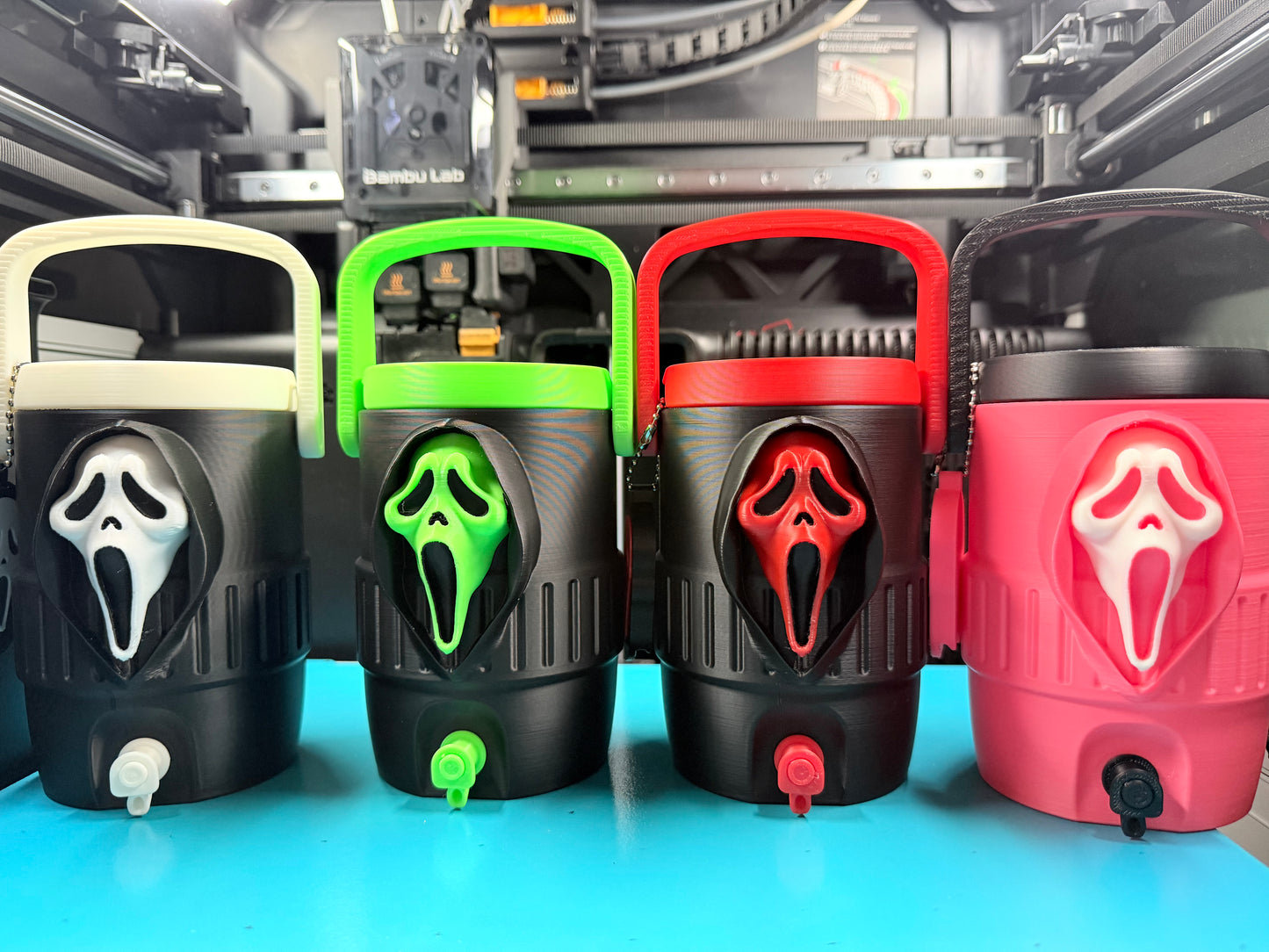 Ghostface Can Holder (Brand New Straw & Mini Horror Helper Included)