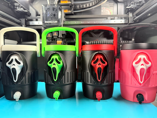 Ghostface Can Holder (Brand New Straw & Mini Horror Helper Included)
