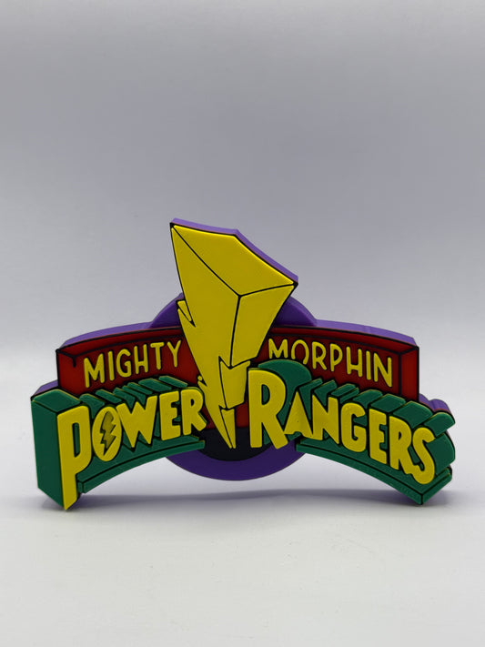 Mighty Morphin Power Rangers Free Standing 3D Printed Logo