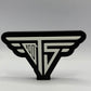 Trish Stratus WWE WWF Wrestling Freestanding Display Plaque, 3D Printed Logo