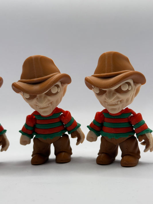 A Nightmare On Elm Street Freddy Kruger Mini Figure 3.4 inches