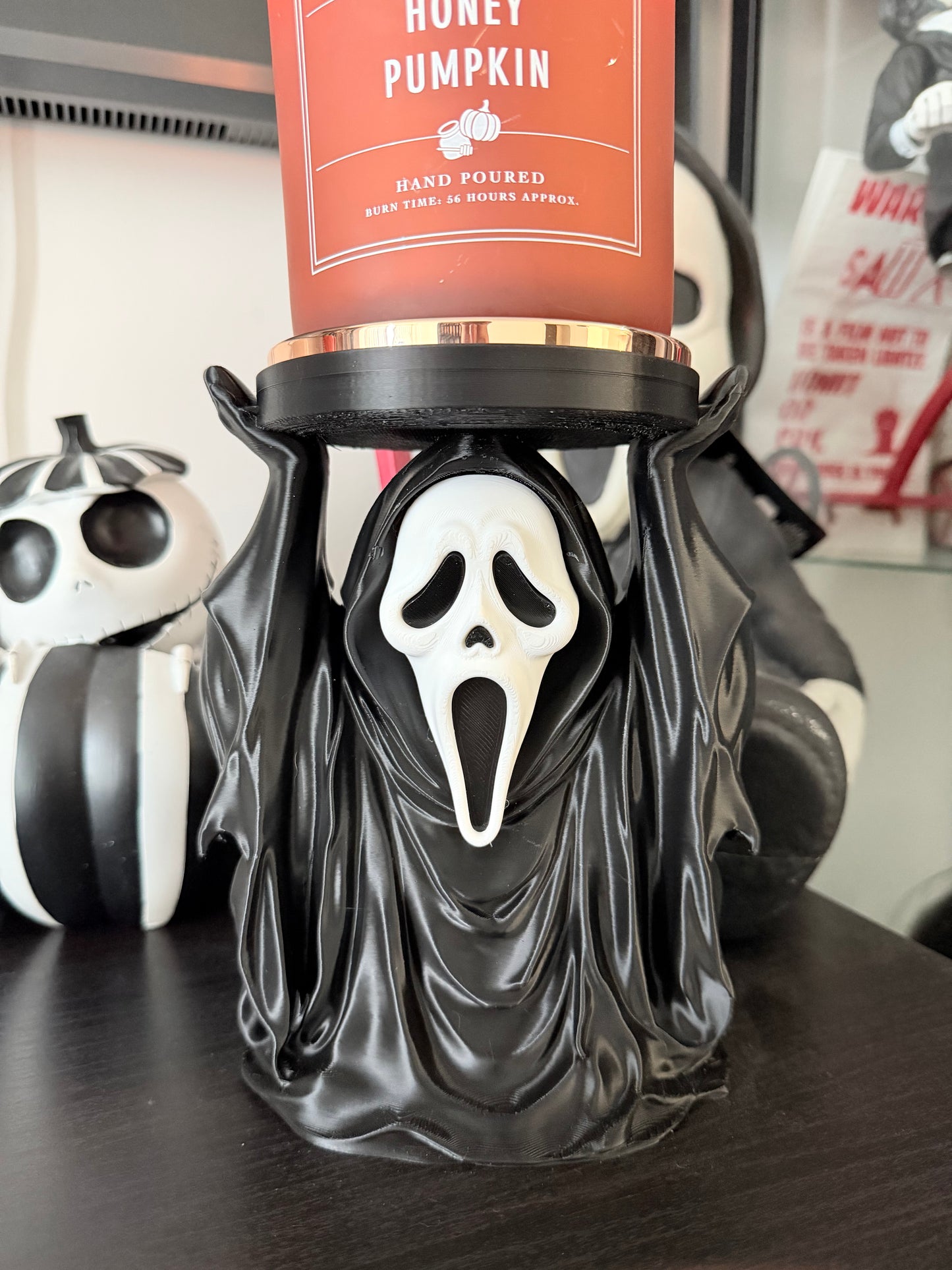 Ghostface Candle Holder! (Difficult Colours Available)