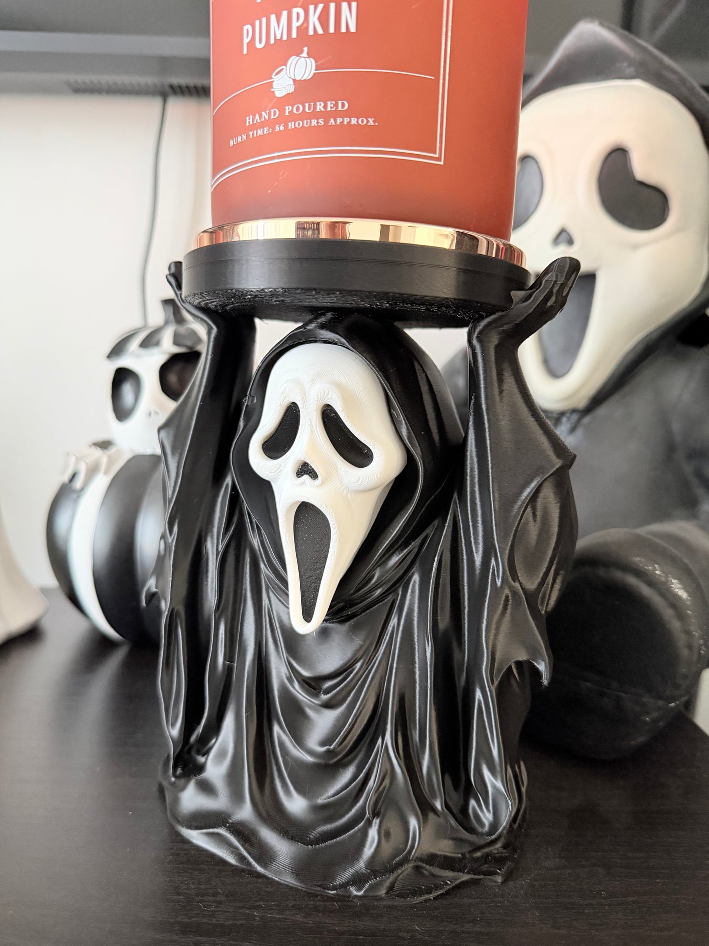 Ghostface Candle Holder! (Difficult Colours Available)