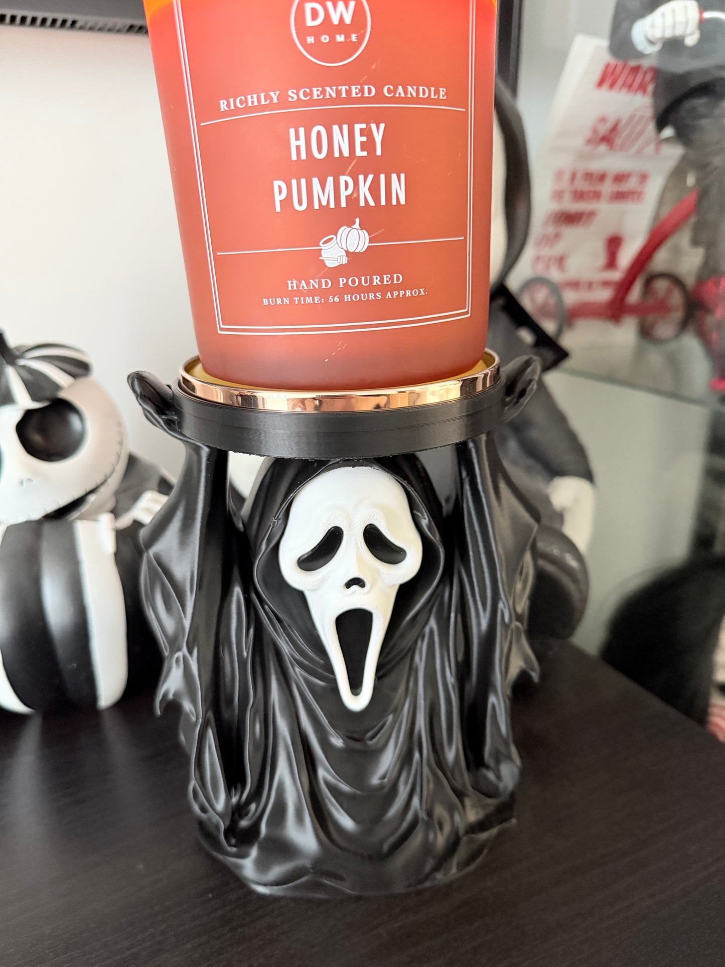 Ghostface Candle Holder! (Difficult Colours Available)
