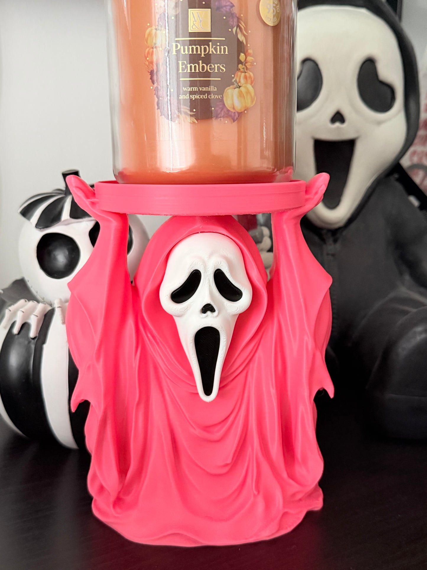 Ghostface Candle Holder! (Different Colours Available)