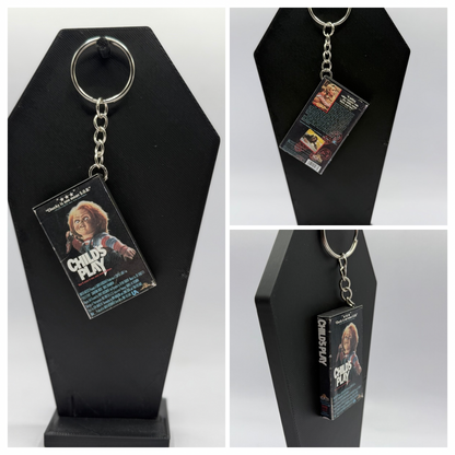 VHS Horror Keychain