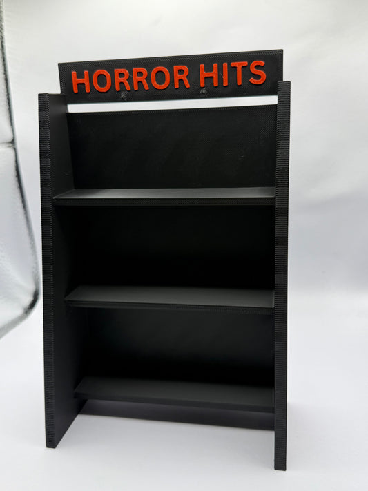 VHS Keychain Blockbuster Style Shelf