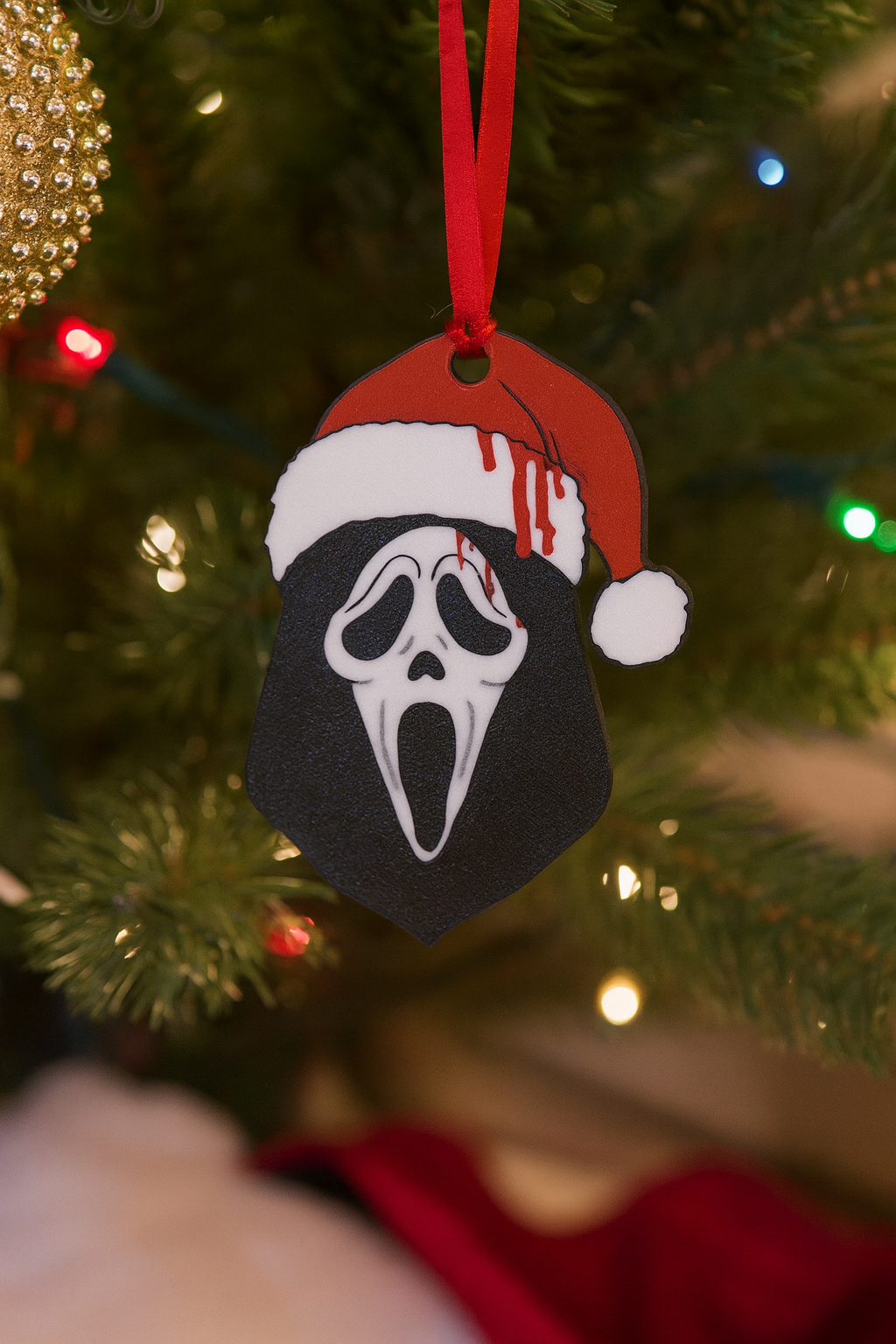 Scream Santa Hanging Tree Ornament