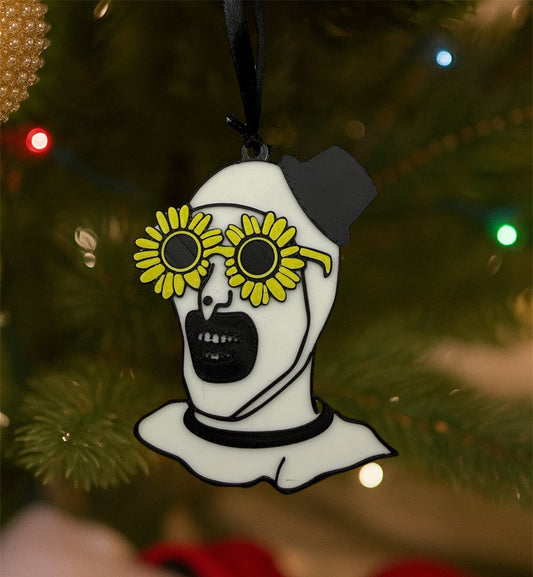 Terrifier Art The Clown Hanging Tree Ornament