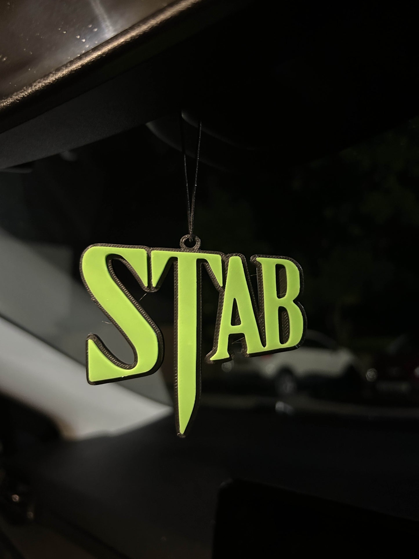 Scream Stab Car Mirror Hanging Decoration