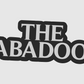 The Babadook Freestanding Horror Display Plaque, 3D Printed Logo