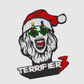 TERRIFIER 3 (Santa) Art The Clown Free Standing Horror Display Plaque, 3D Printed