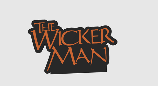The Wicker Man (1973), Free Standing Letter 3D Printed Logo