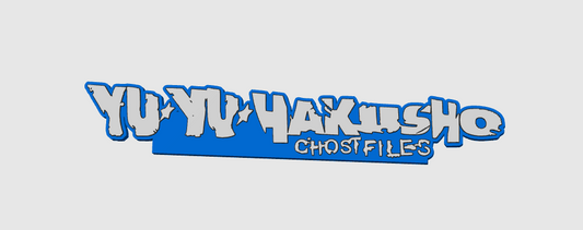 YU-YU-Hakusho Free Standing 3D Printed Logo