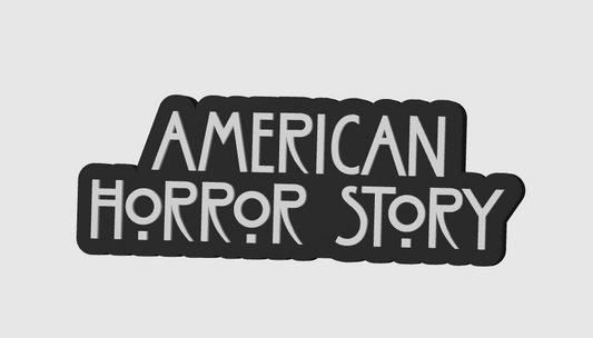 American Horror Story Free Standing 3D Printed Logo
