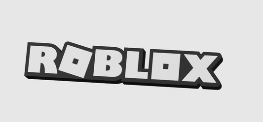 Roblox Logo 3D Printed