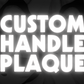 Custom Instagram Handle Plaque