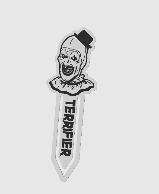 Terrifier Art The Clown Bookmark!