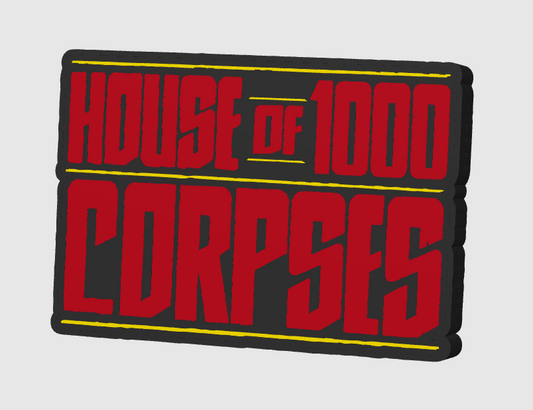 House Of 1000 Corpses LED Lightbox (Click On / Off)