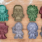 Horror Icon Cookie Cutters / Embosser Stamp Set